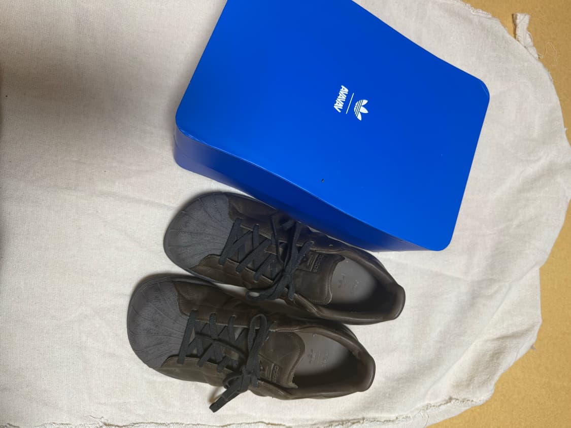 아디다스x아바바브 슈퍼스타 브라운 275 상품이미지2