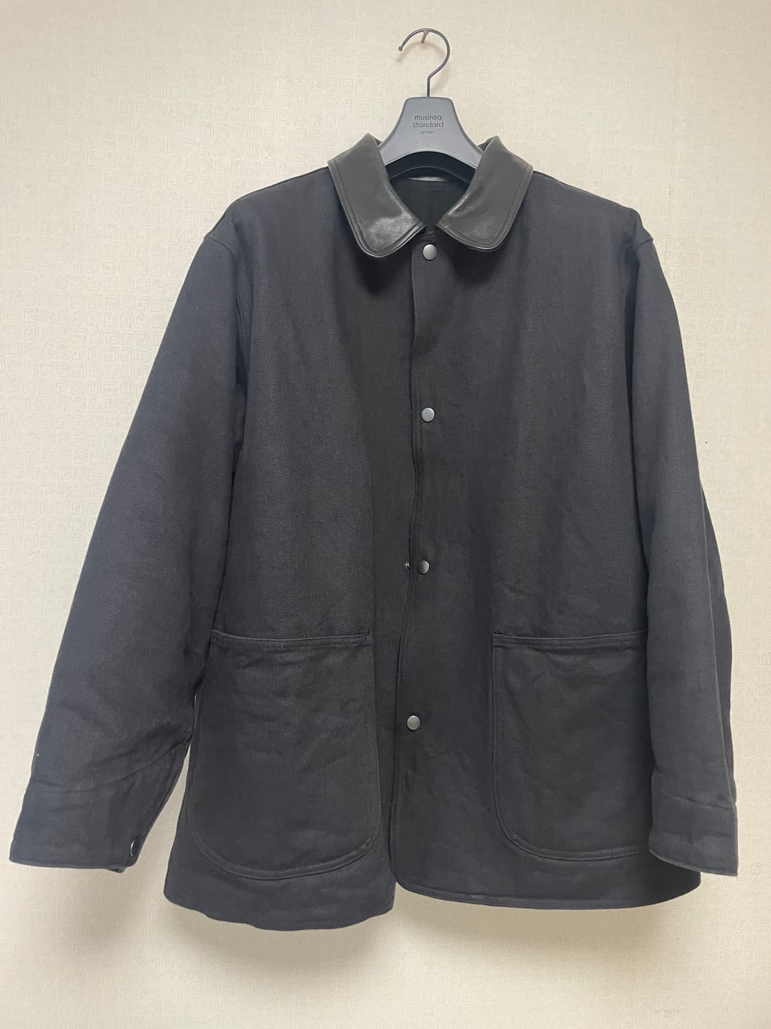 [2] 코모리 25aw 데님 레더 워크자켓 상품이미지1