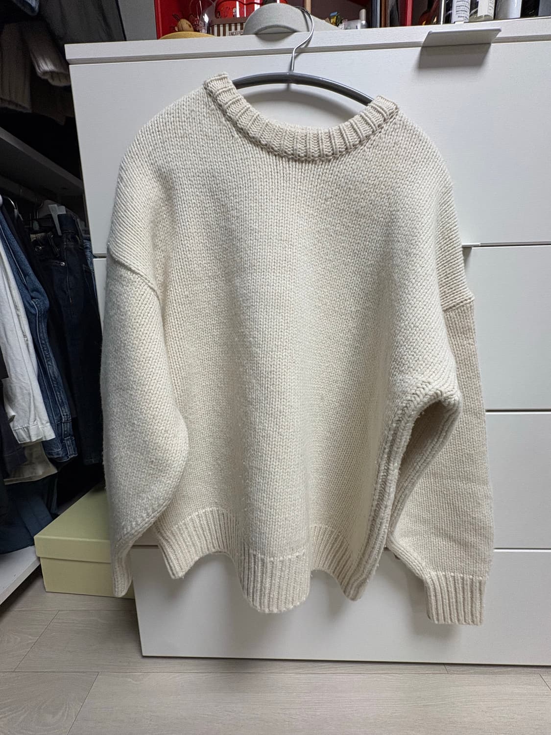 헤이그 니트 아이보리 상품이미지1