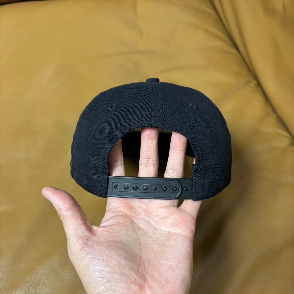 Supreme 슈프림 곤즈 블랙 6패널 볼캡 모자 Washed Black 상품이미지7
