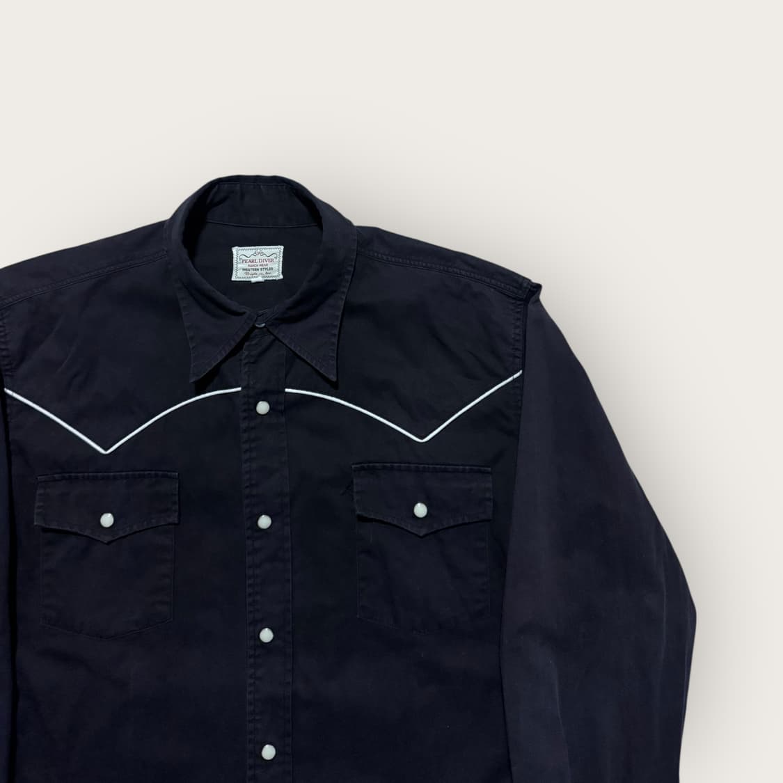 90s Japan Pearl Diver 웨스턴 셔츠 L 상품이미지2