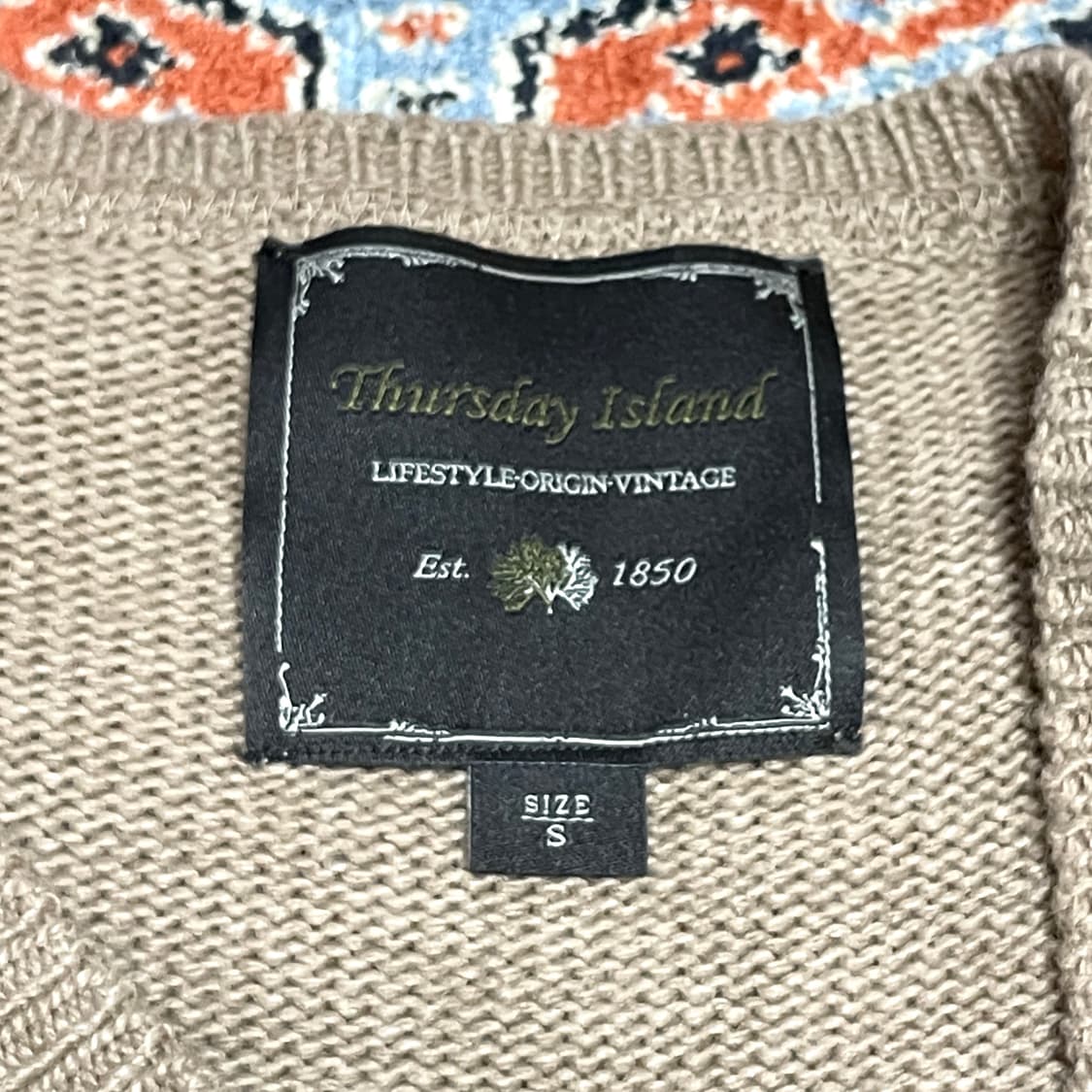 써스데이아일랜드 베이지 니트 조끼 원피스 여성S 상품이미지4