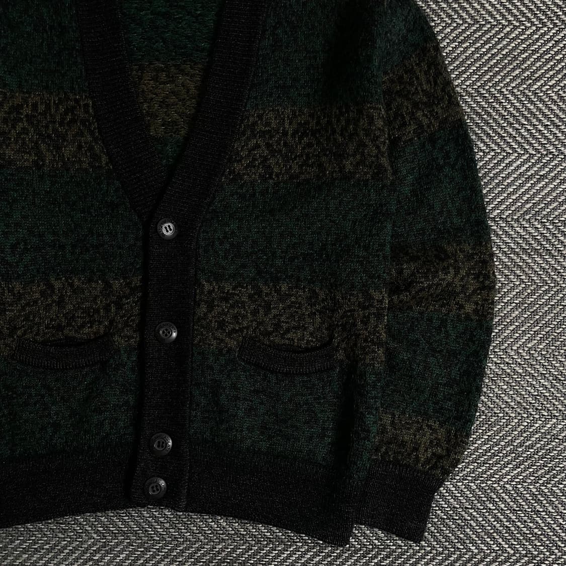 90s 입생로랑 아카이브 패턴 울 가디건y 3343 상품이미지3