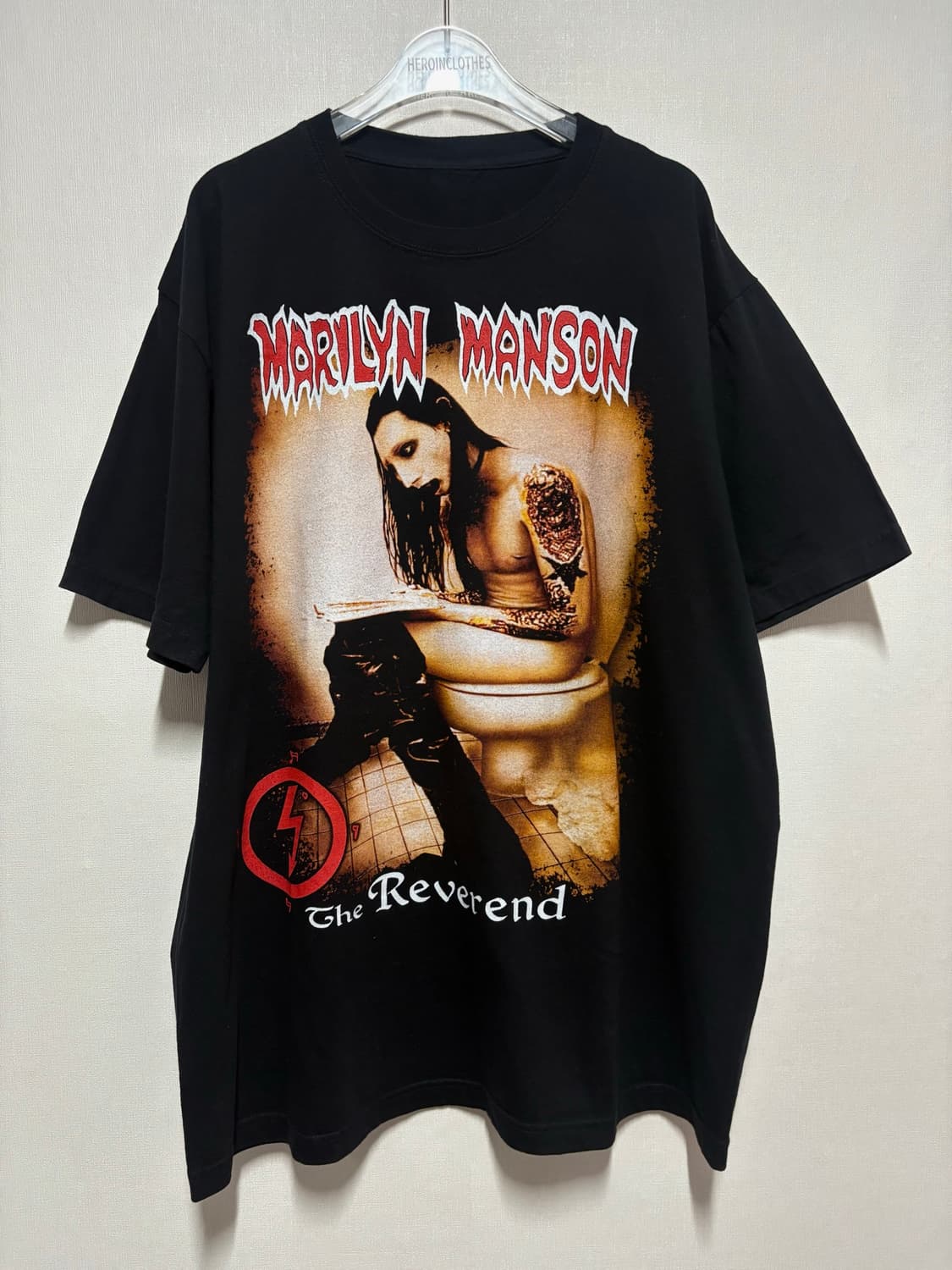 [L-XL] 00's 마릴린 맨슨 부트렉 반팔 티셔츠 상품이미지1