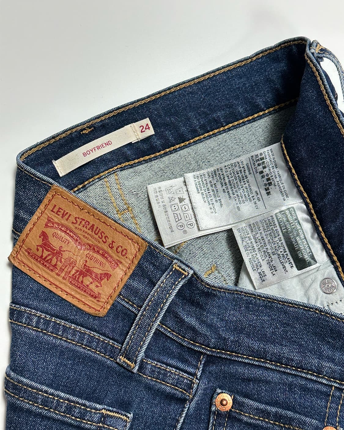 리바이스 보이프렌드 데님 팬츠 상품이미지3
