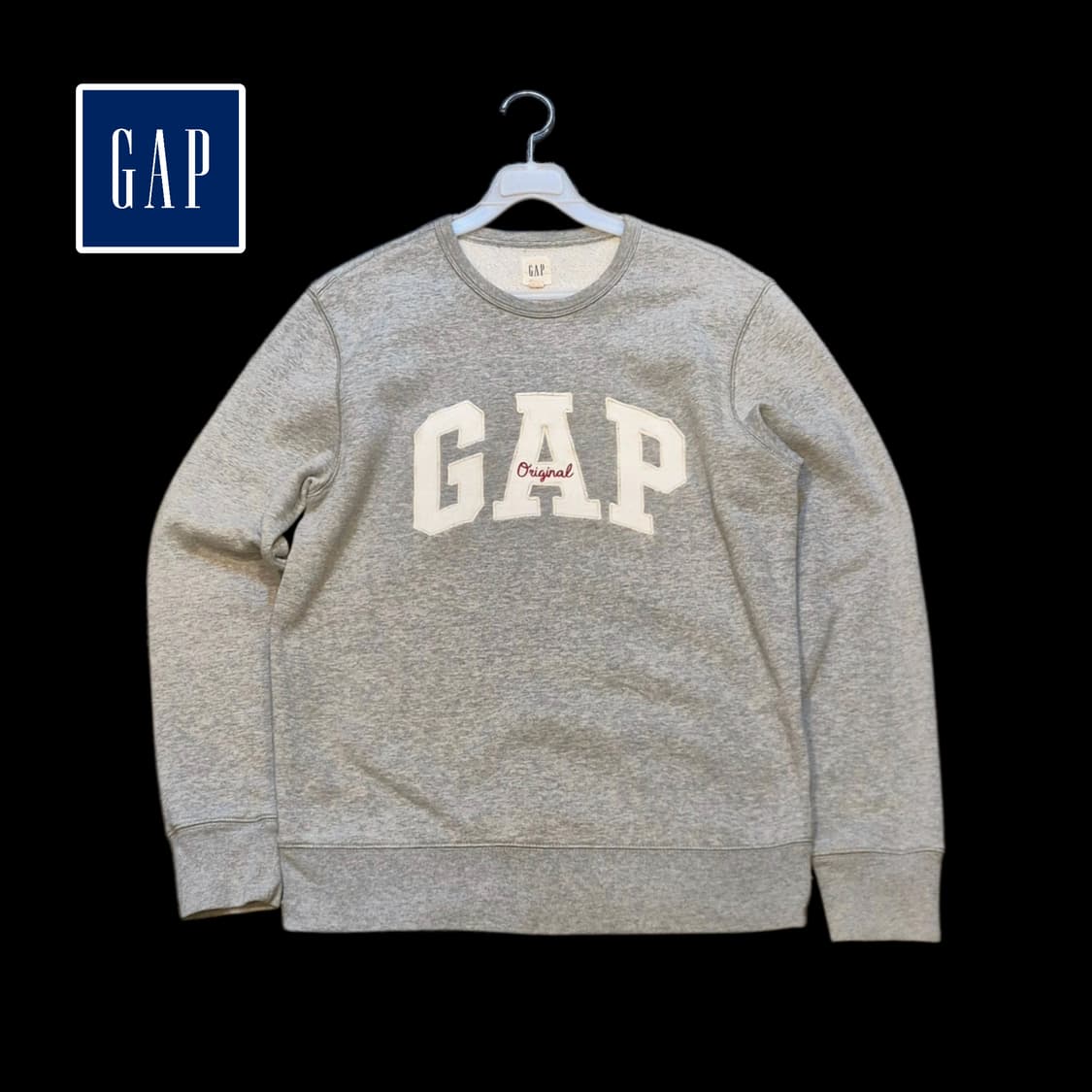 S 갭 그레이 맨투맨  상품이미지1