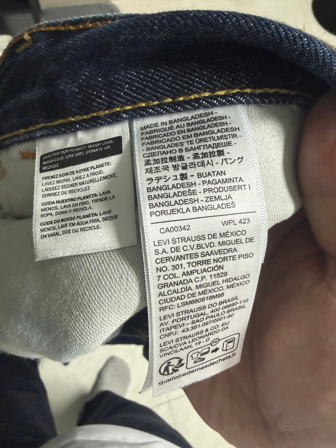 리바이스 실버택 카펜터 베기진 다크인디고 W36 L32 상품이미지5