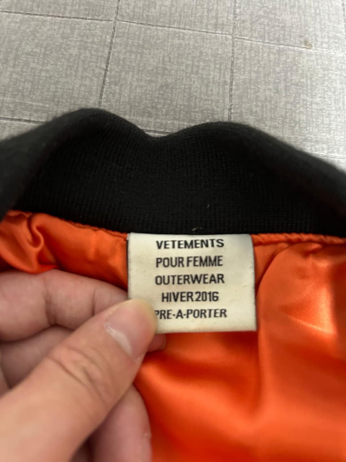 [XS] 15fw 베트멍 초초판 마원 봄버 자켓 상품이미지4