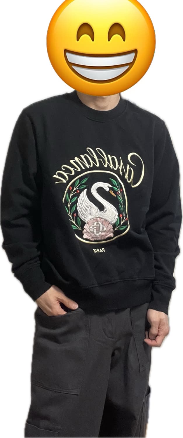 카사블랑카 백조 맨투맨(착샷) 상품이미지9