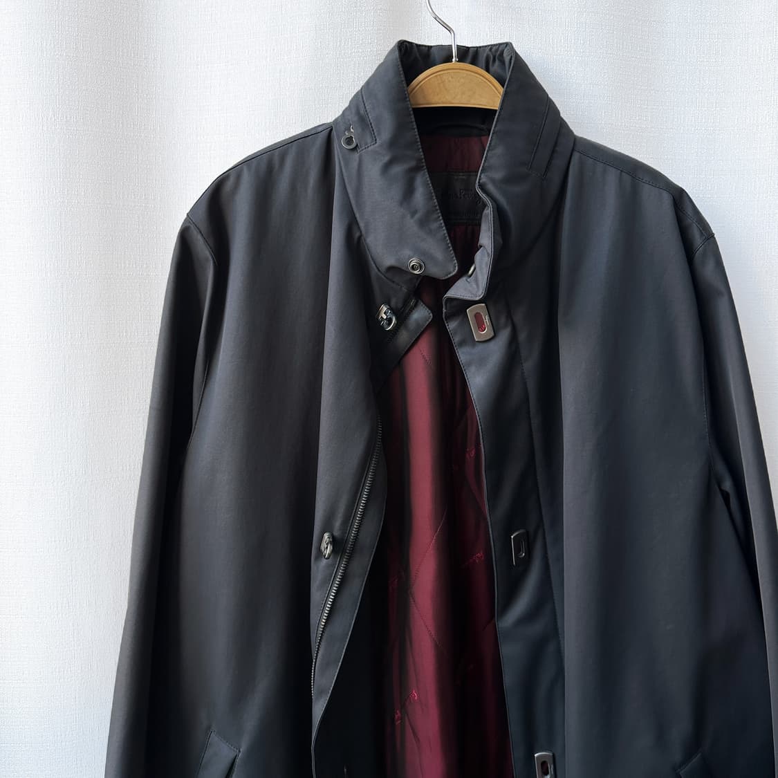 살바토레 페라가모 윈터프루프 간치니 코트 블랙 48 상품이미지6