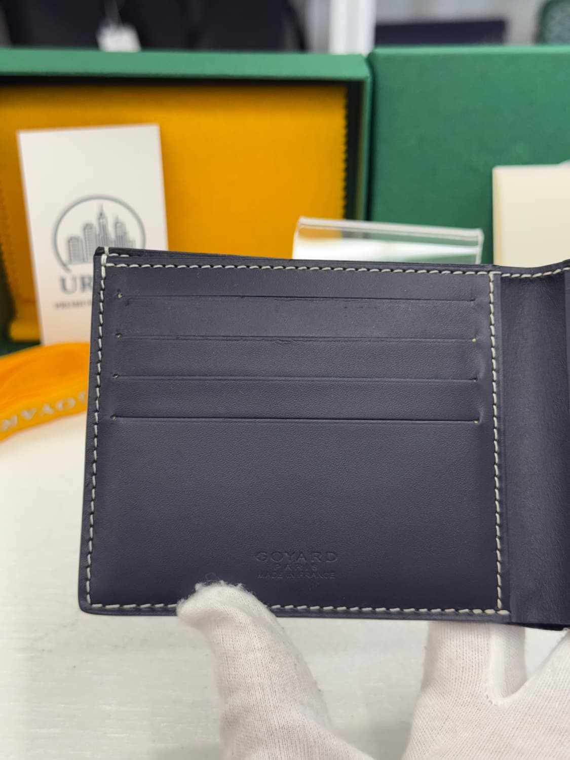 [OS] 고야드 빅투와르 스페셜 네이비 반지갑 상품이미지3