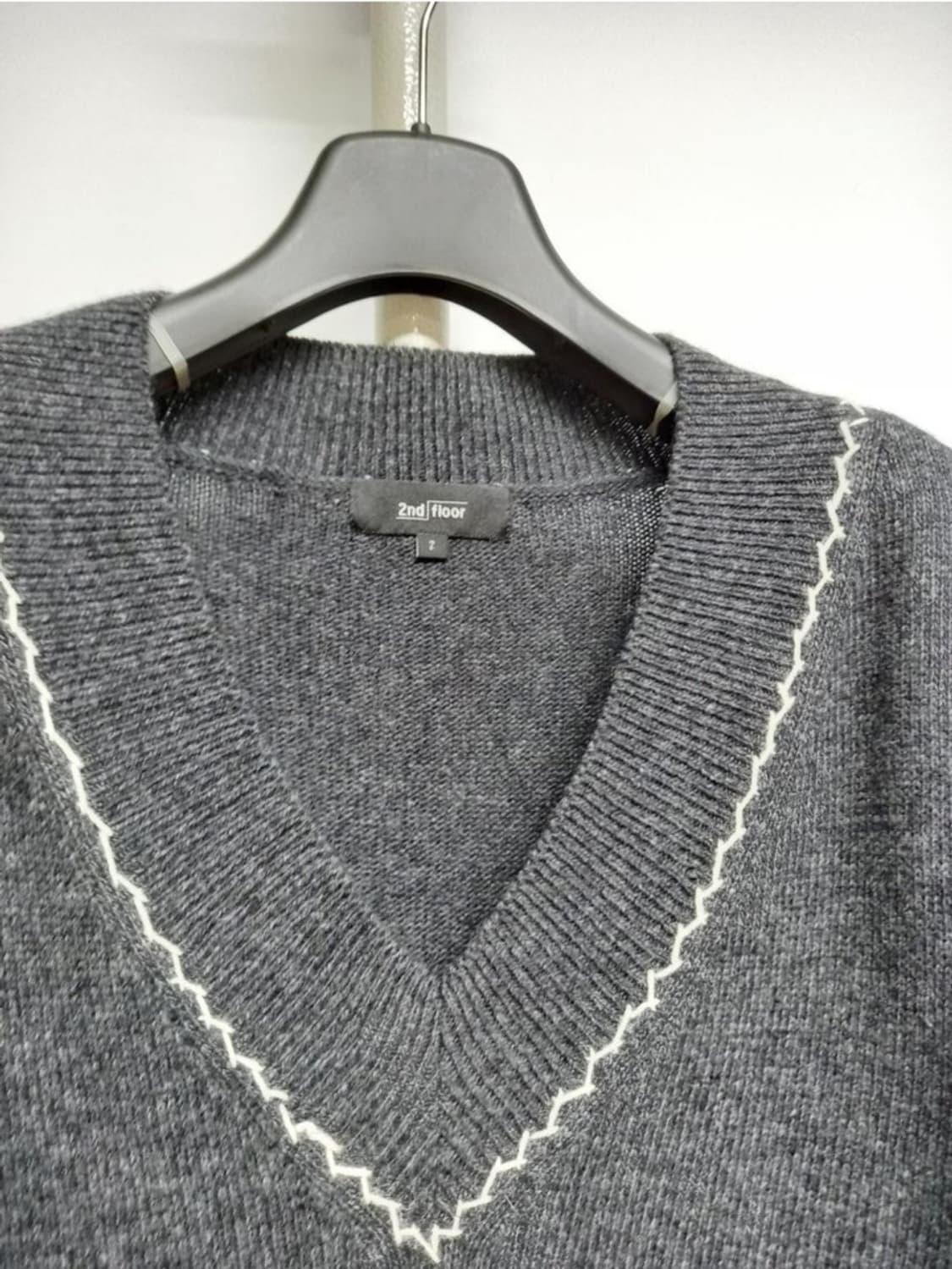 새 세컨플로어 캐시미어 블랜 롱 니트 55~77 상품이미지7