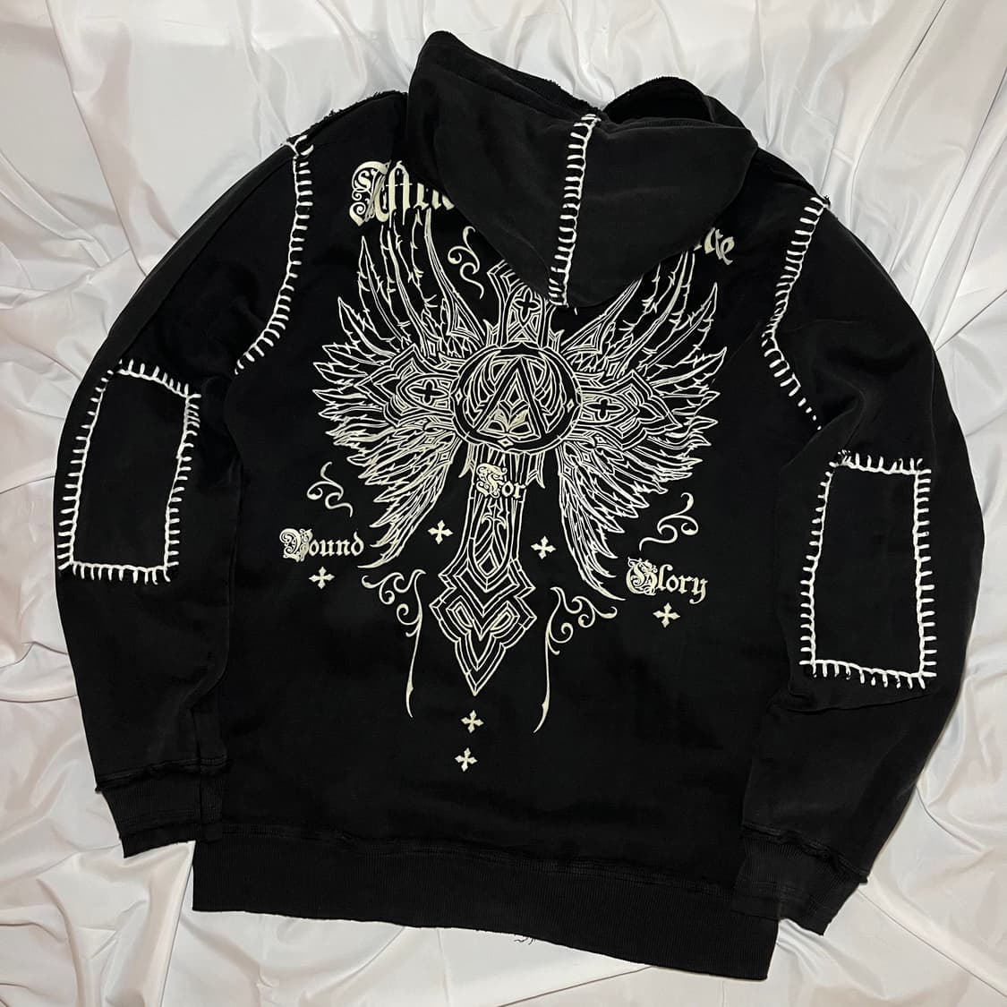 Affliction . 엠브로이드 스티치 후드집업 상품이미지1