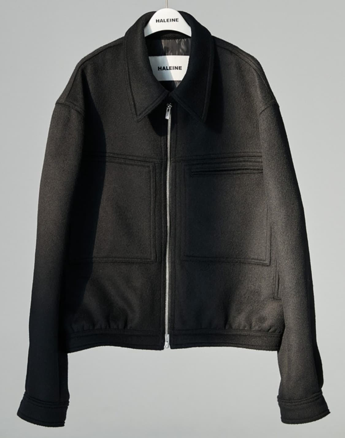 알렌느 3D 울자켓 블랙 1사이즈 상품이미지1