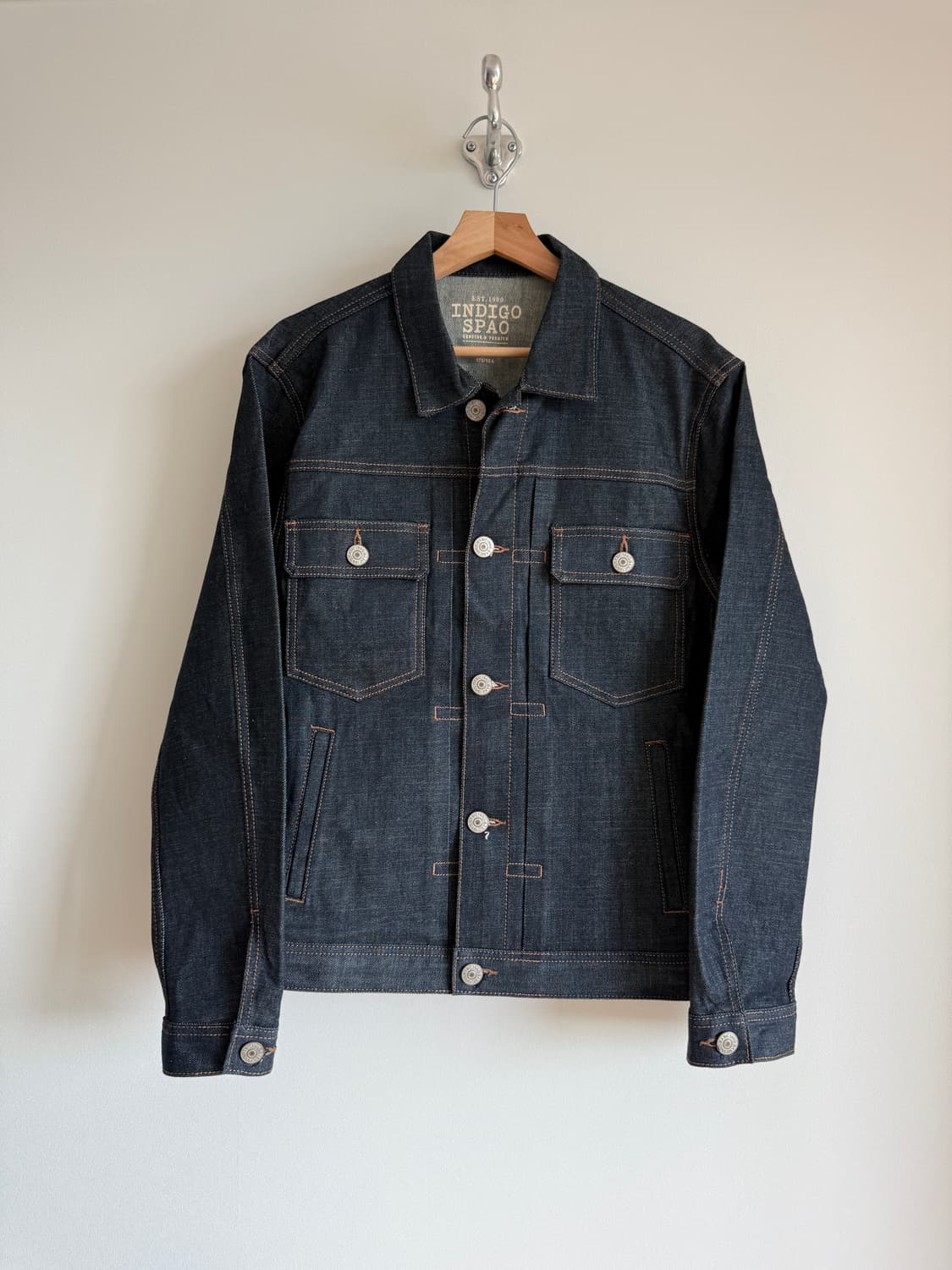 인디고 스파오(INDIGO SPAO) 셀비지 데님자켓 상품이미지3