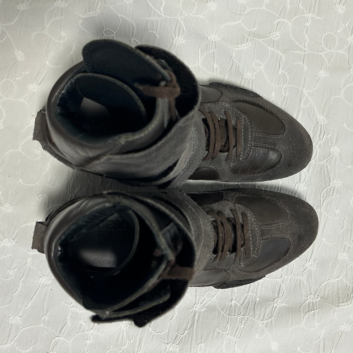 택포•빈티지 르꼬끄 하이탑 벨크로 스니커즈 240 상품이미지6