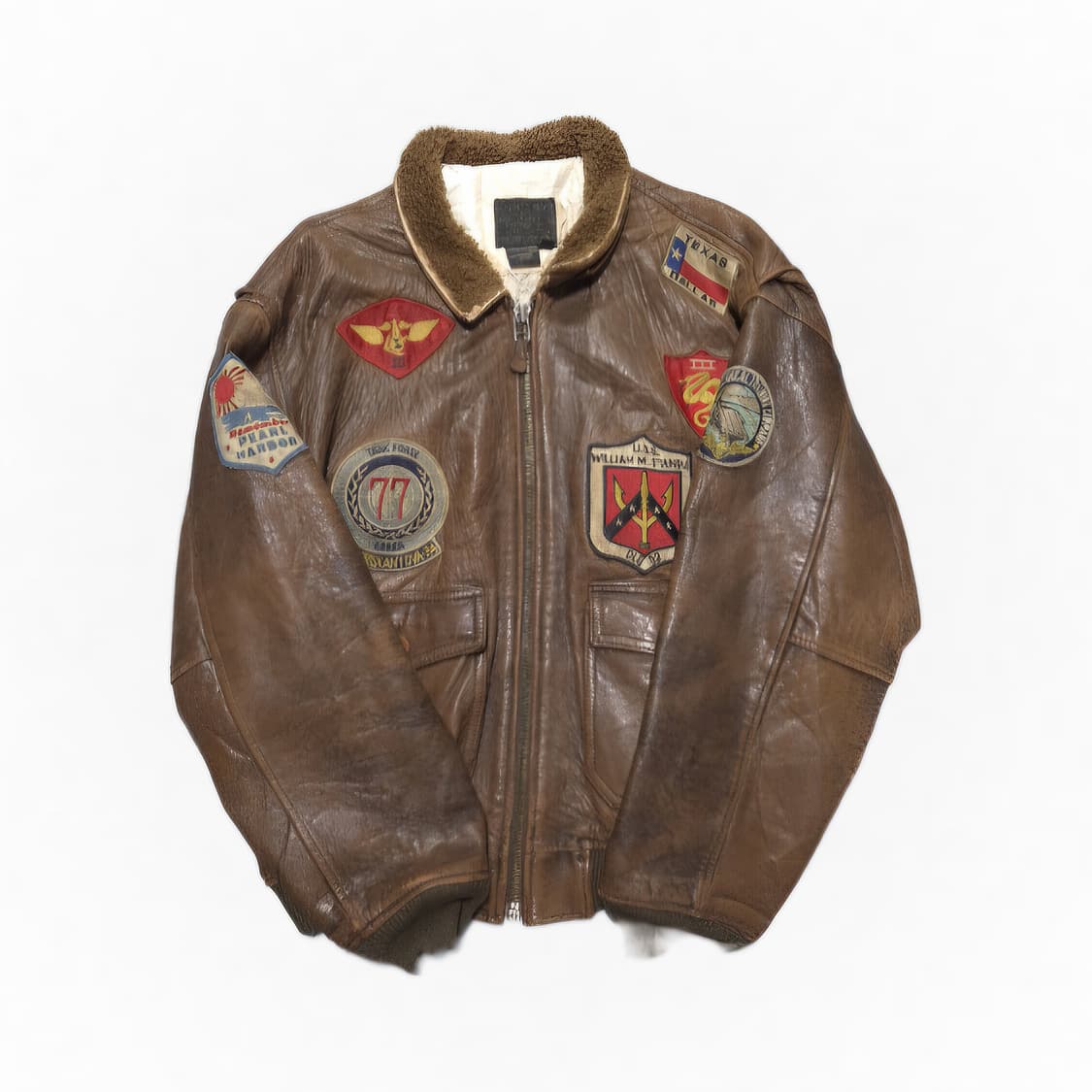 아비렉스 G-1 타입 밀리터리 가죽 항공 자켓 XL 상품이미지1