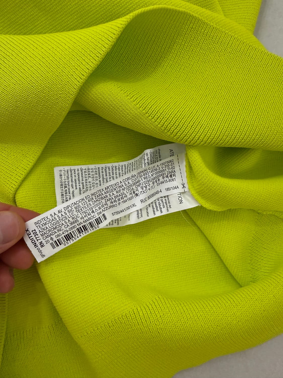 자라 x 루기 ZARA x rhuigi 모크넥 니트 탑 XL 상품이미지6