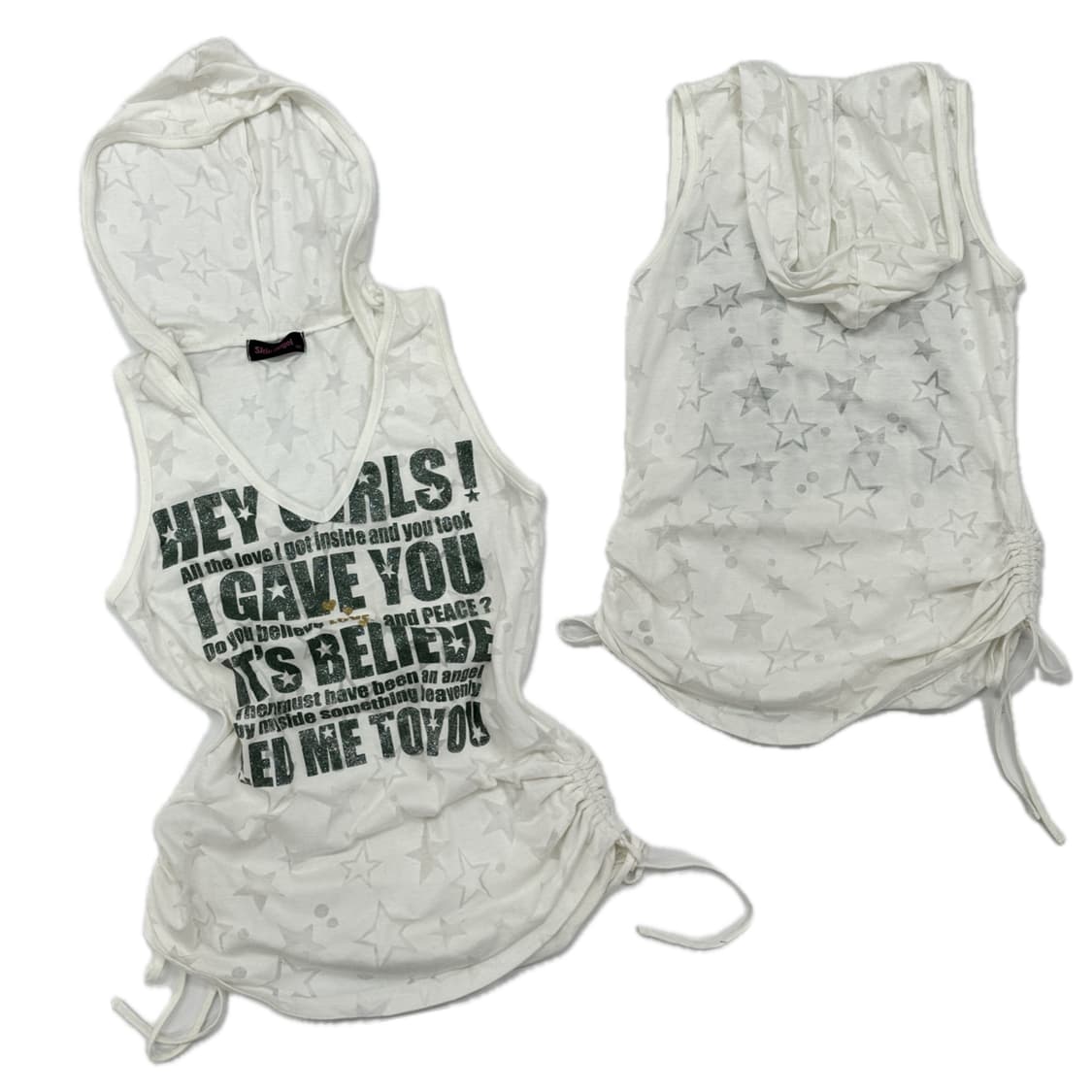 🪐오네갸루 y2k 퍼 조끼 포인트 코디세트 🪐펑크 락 보헤미안 상품이미지8