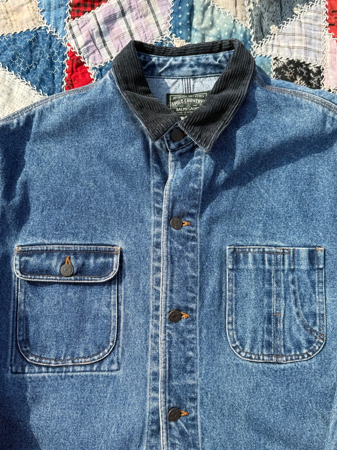 1980-90년 Polo Country Denim Coverall  상품이미지4