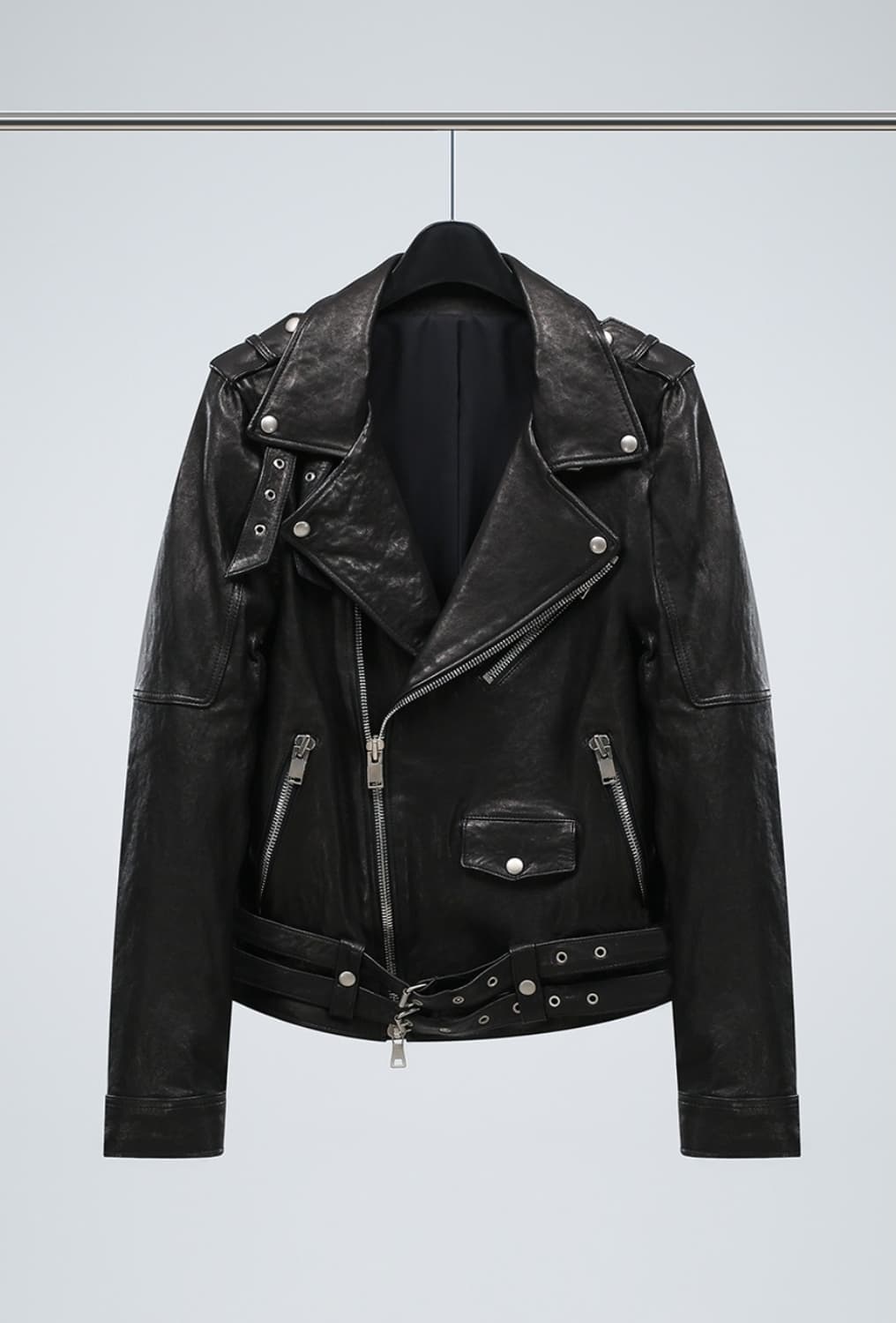 W. Real Leather Lambskin Rider Jacket 01 상품이미지2