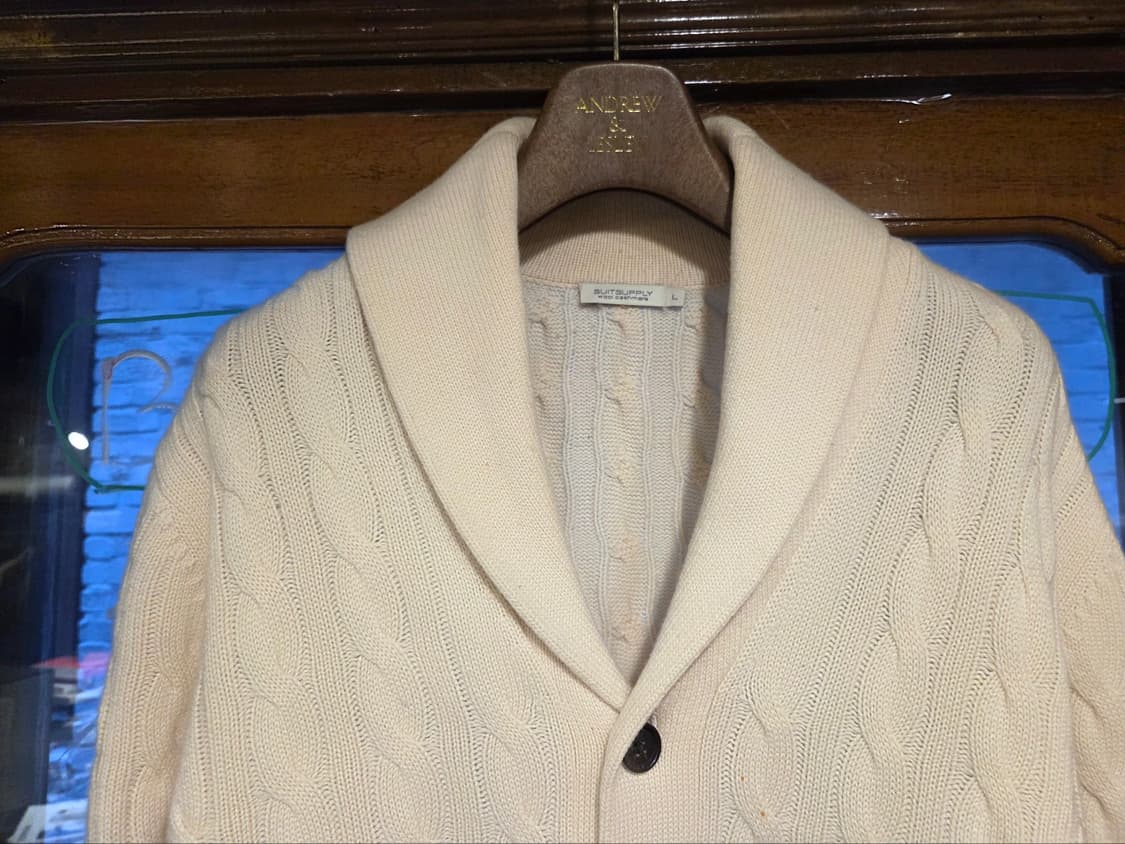 수트서플라이 숄칼라카디건 상품이미지8