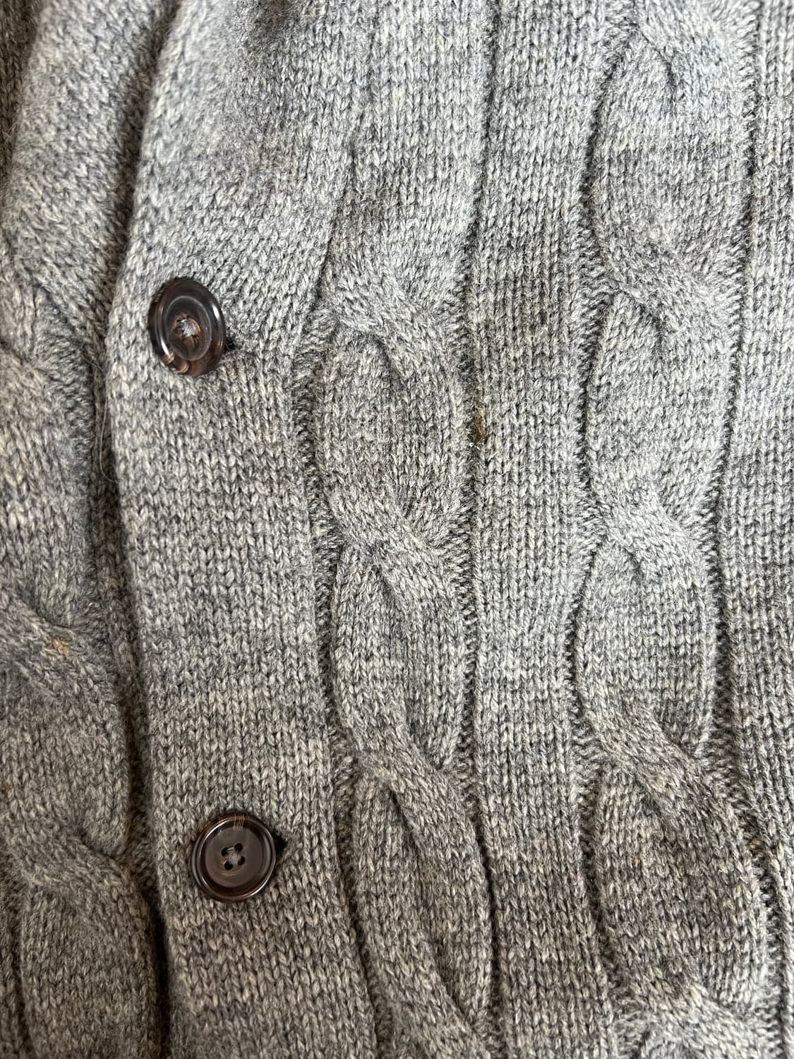 폴로랄프로렌 남성 그레이숄카라가디건 울가디건 케이블가디건 상품이미지10