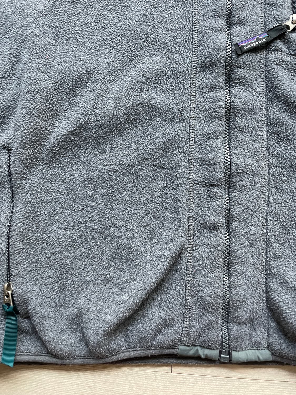 90s 파타고니아 신칠라 그레이 플리스 자켓 상품이미지6