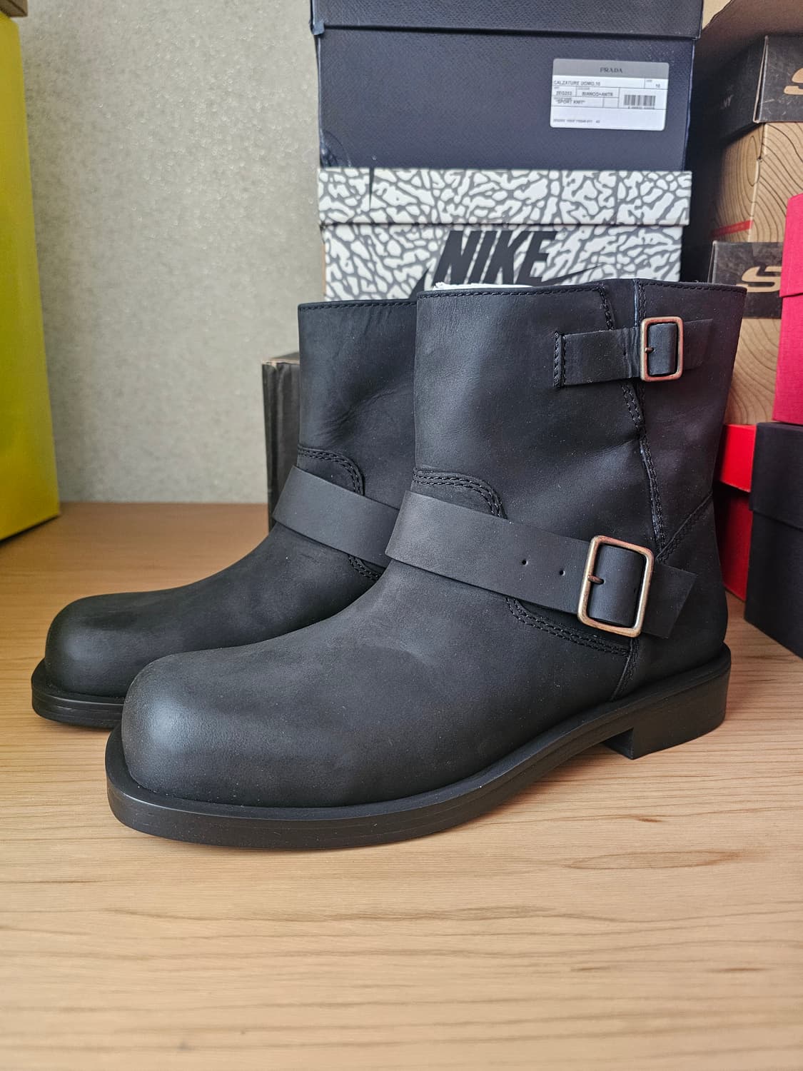 새상품 자라 버클 레더 부츠 상품이미지4