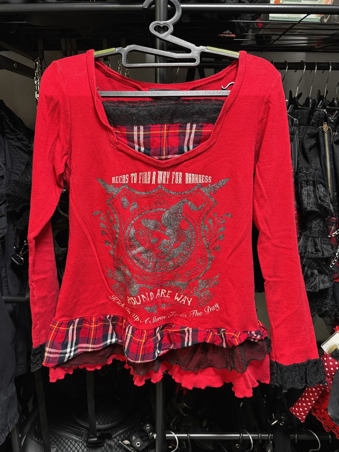 펑크 해골 긴팔티  상품이미지1