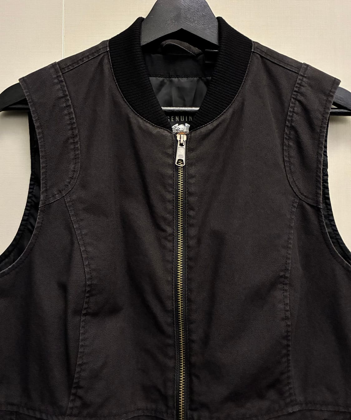 (S~M)할리데이비슨 캔버스 코튼 라이너 베스트 조끼 상품이미지3