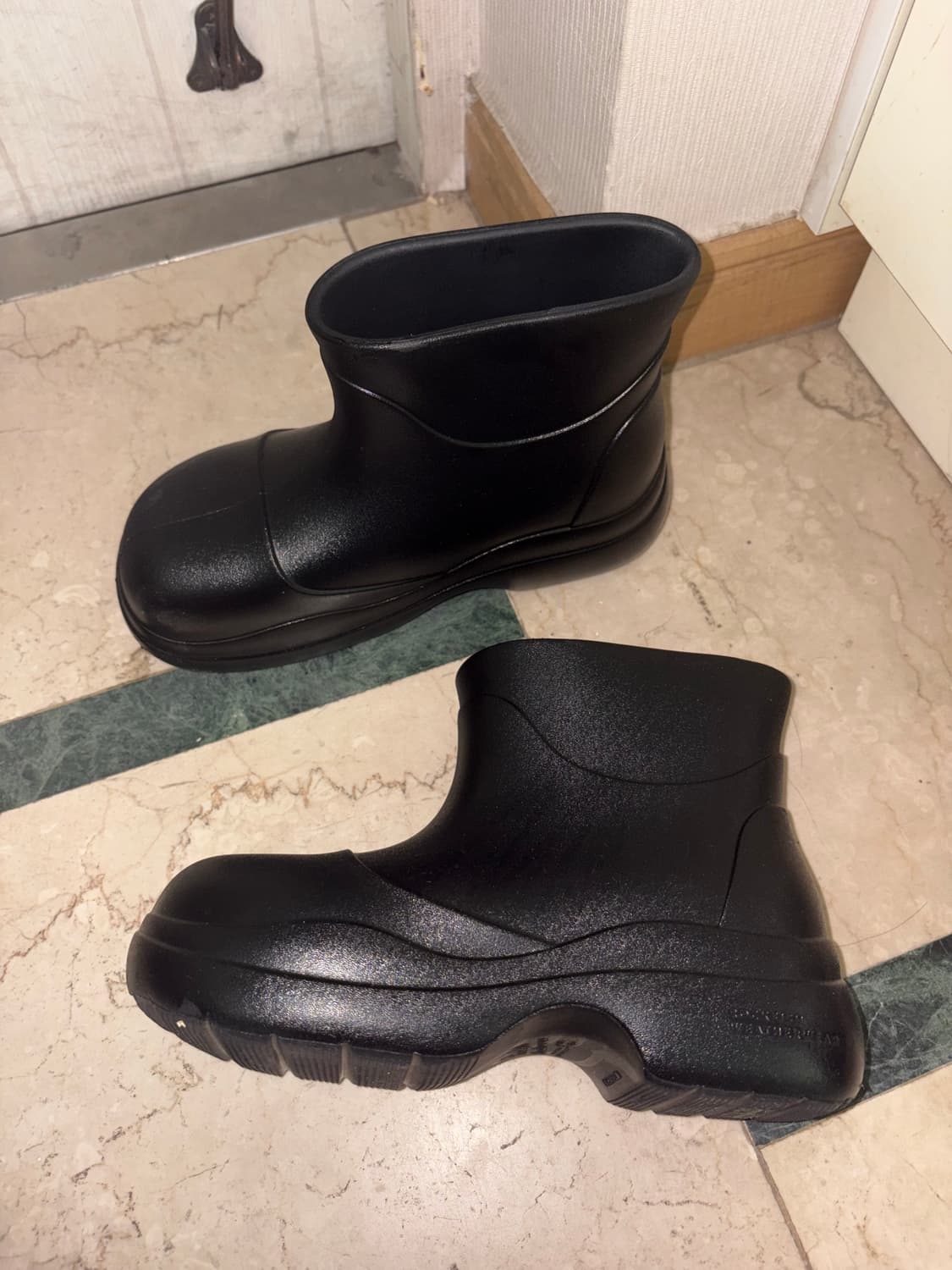 락피쉬 블랙 레인부츠  상품이미지1