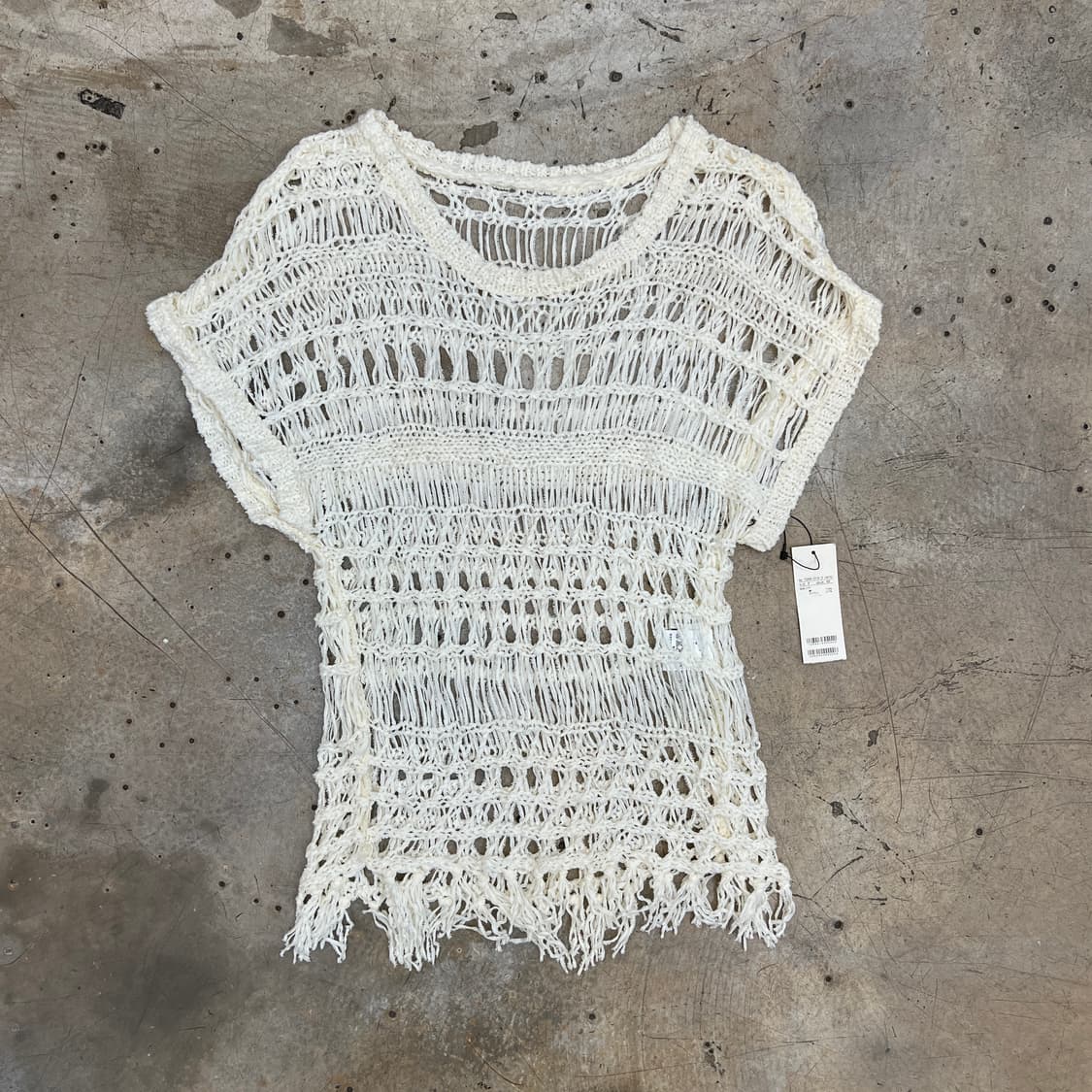 프린지 크로쉐 니트 상품이미지4