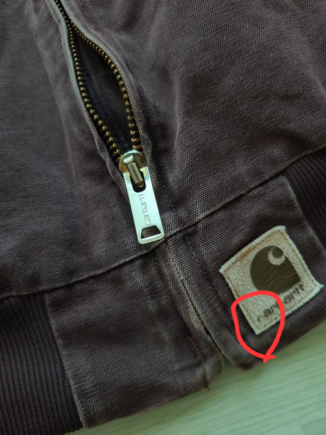 칼하트 j14 brg 버건디 산타페 자켓 상품이미지8