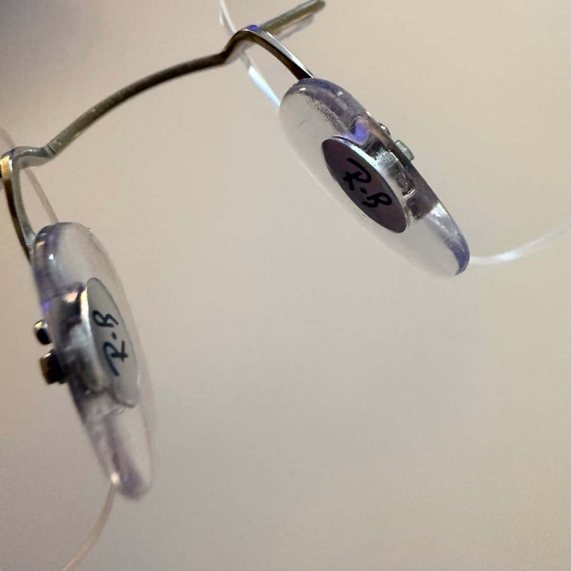 레이밴 긱시크 무테 실버 안경 RX8755 상품이미지3