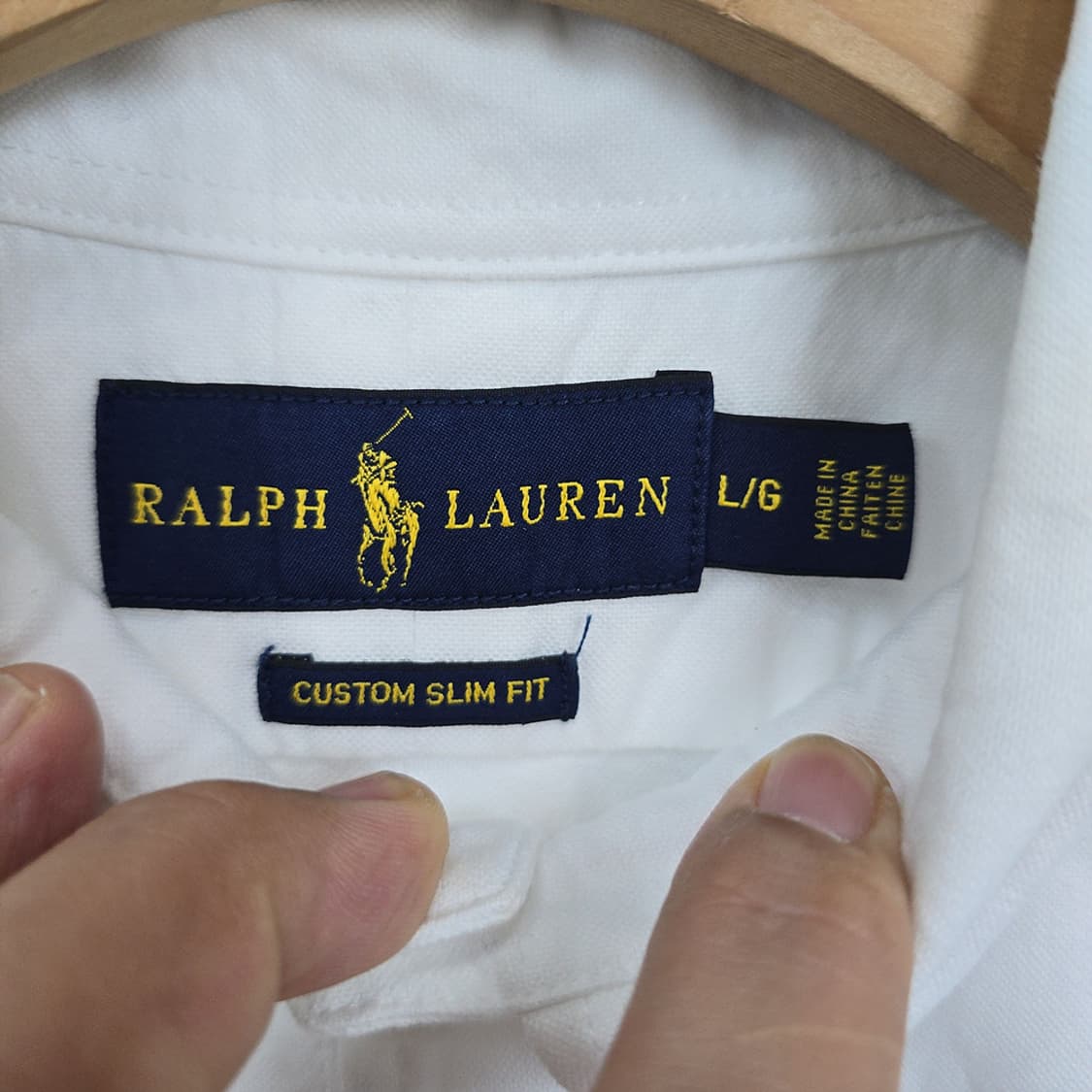 랄프 로렌 Ralph Lauren 남성 옥스포드 셔츠 L 상품이미지5