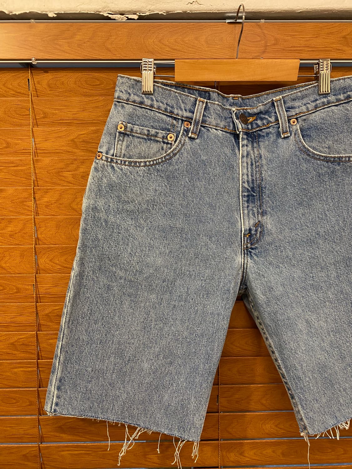 90s USA 빈티지 리바이스 쇼츠 청반바지 (28.5 상품이미지5