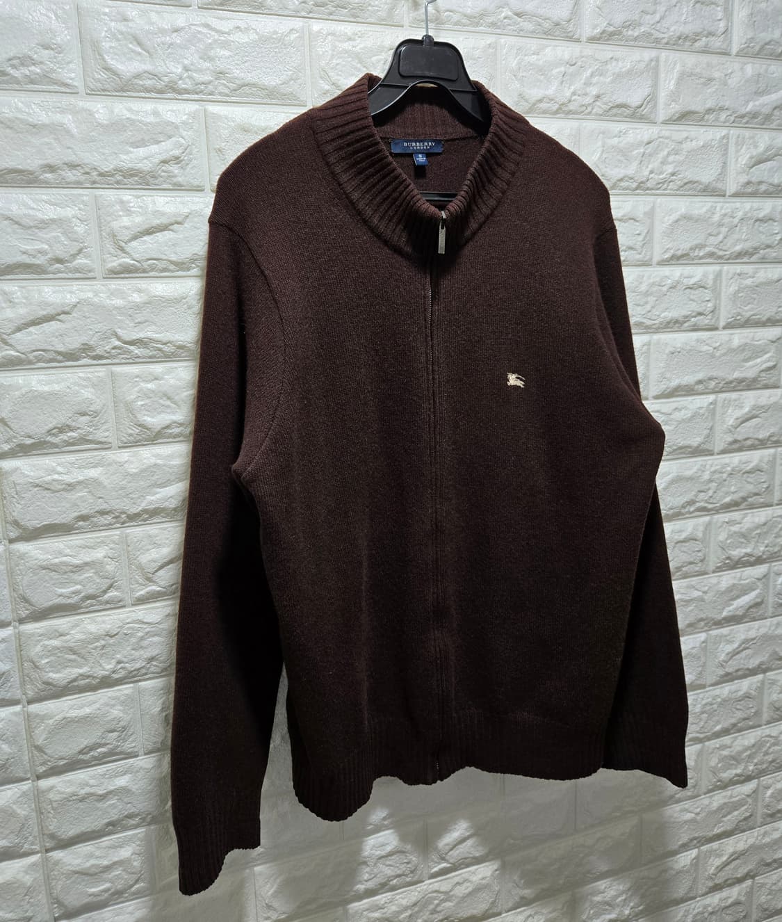 버버리 런던 풀집업 램스울 니트 자켓 95 상품이미지4