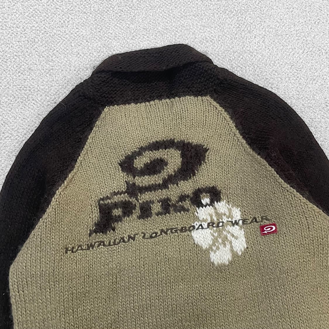 PIKO 피코 일본 재패니즈 빈티지 웨이브 코위찬 니트집업 상품이미지4