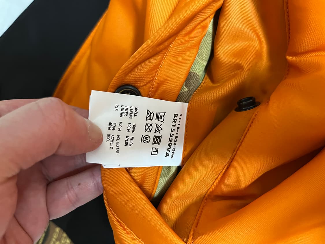 (새상품)버즈릭슨 x 바이닐아카이브 x 빔즈재팬 콜라보 MA-1 자켓 상품이미지8