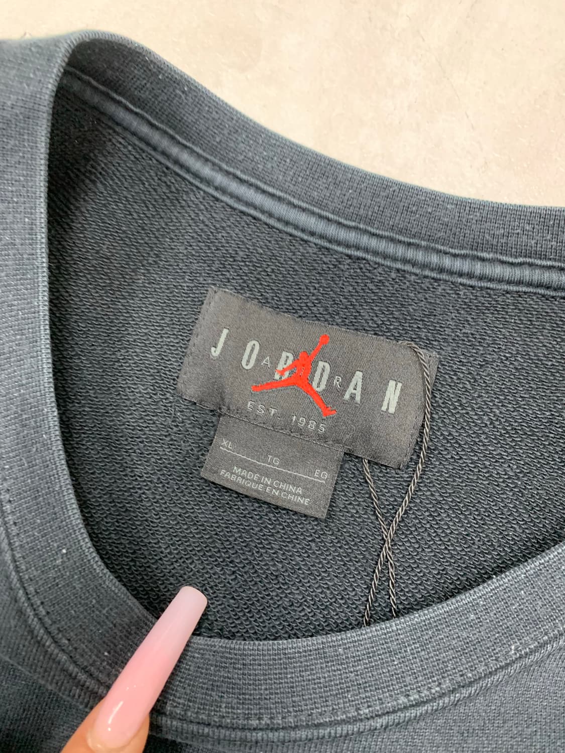 조던 나이키 블랙 맨투맨 #714 상품이미지4