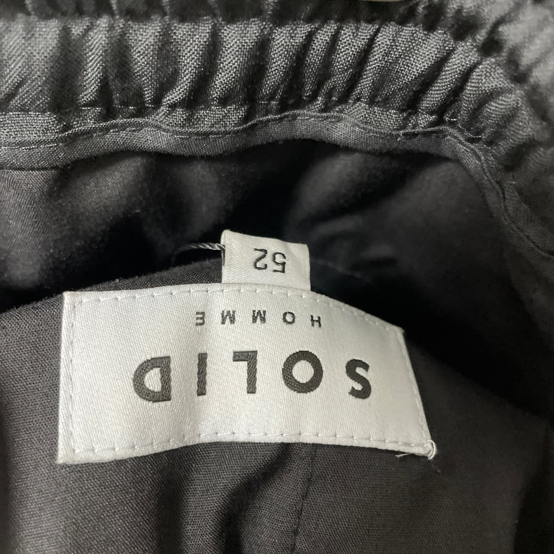 2024 솔리드옴므 밴딩 슬랙스 52 상품이미지5