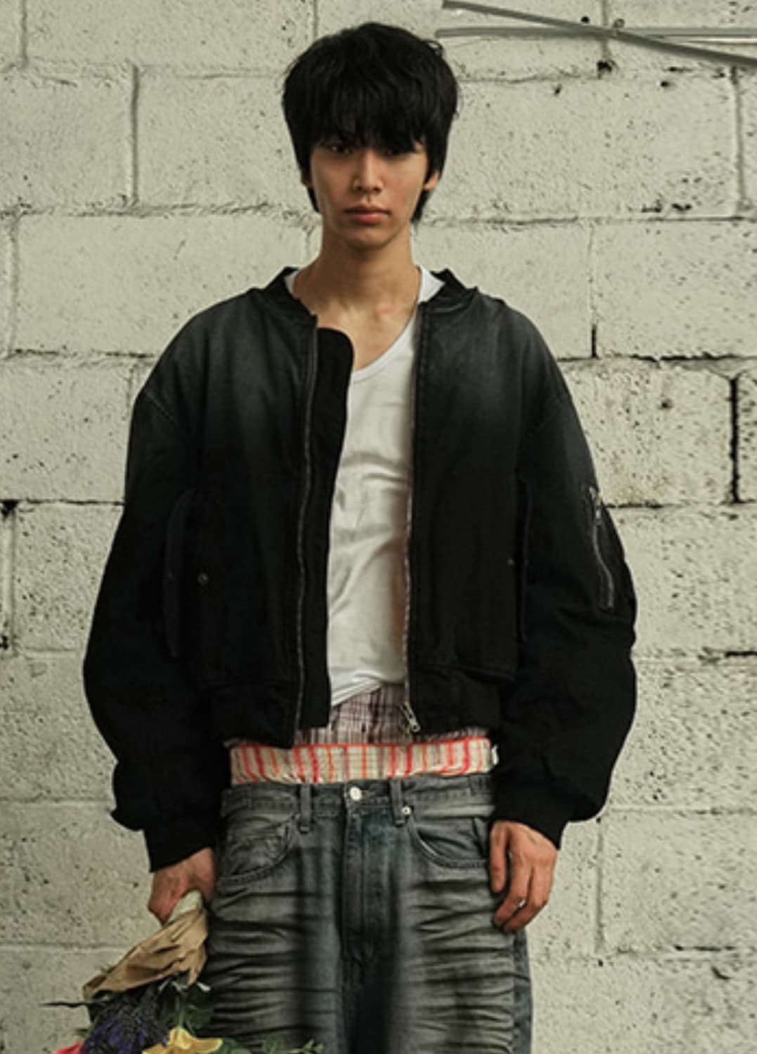 그레일즈 VINTAGE WASHED BOMBER JACKET 상품이미지1