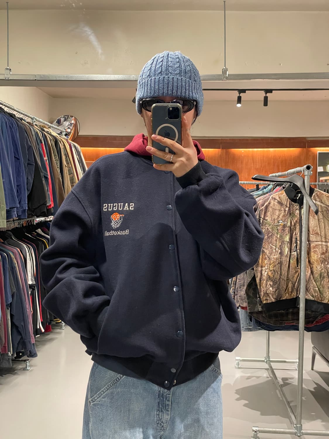 90s USA 울 바시티 자켓 상품이미지1