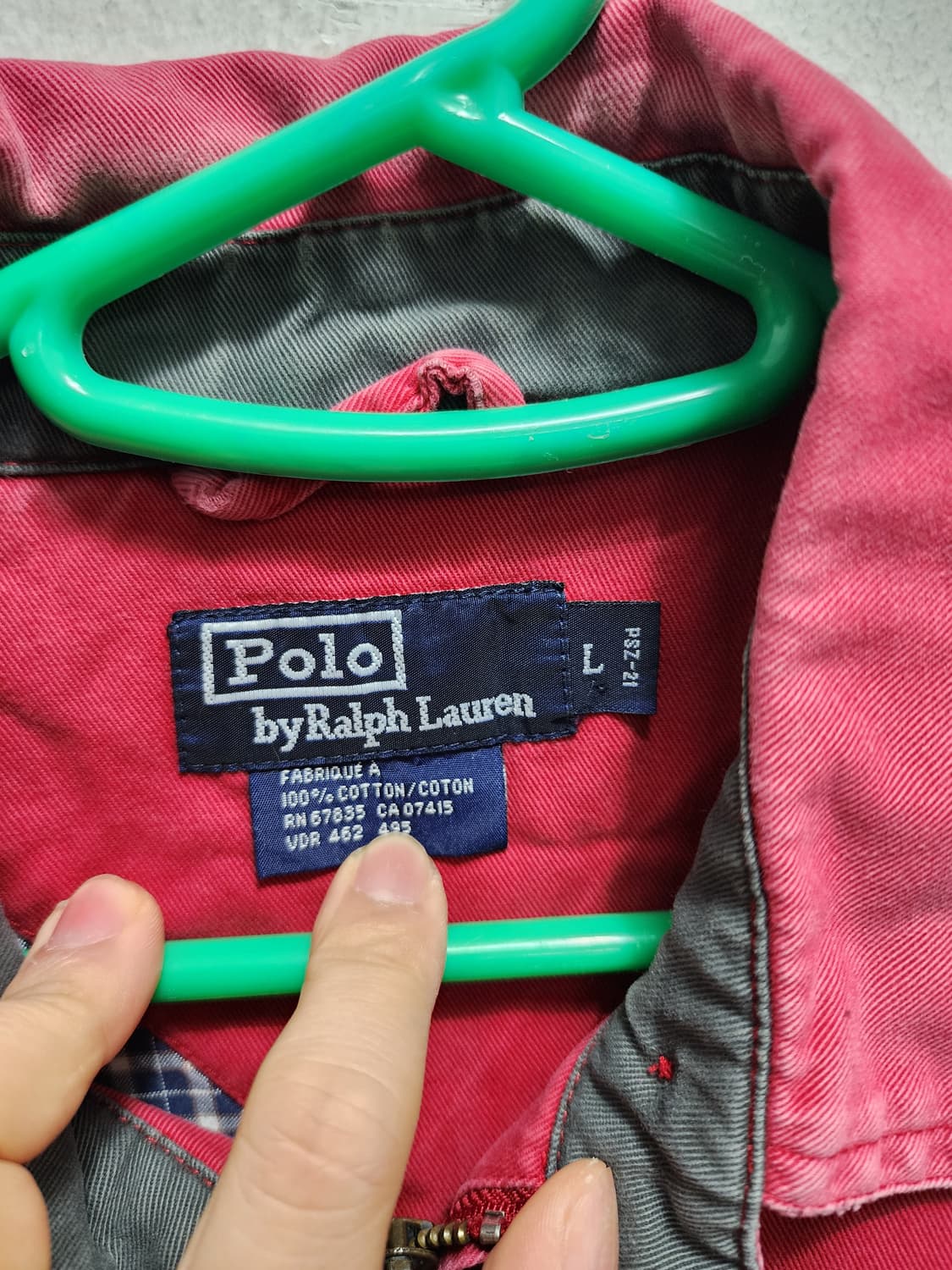 90s 폴로 빈티지 버건디 스윙톱 상품이미지6