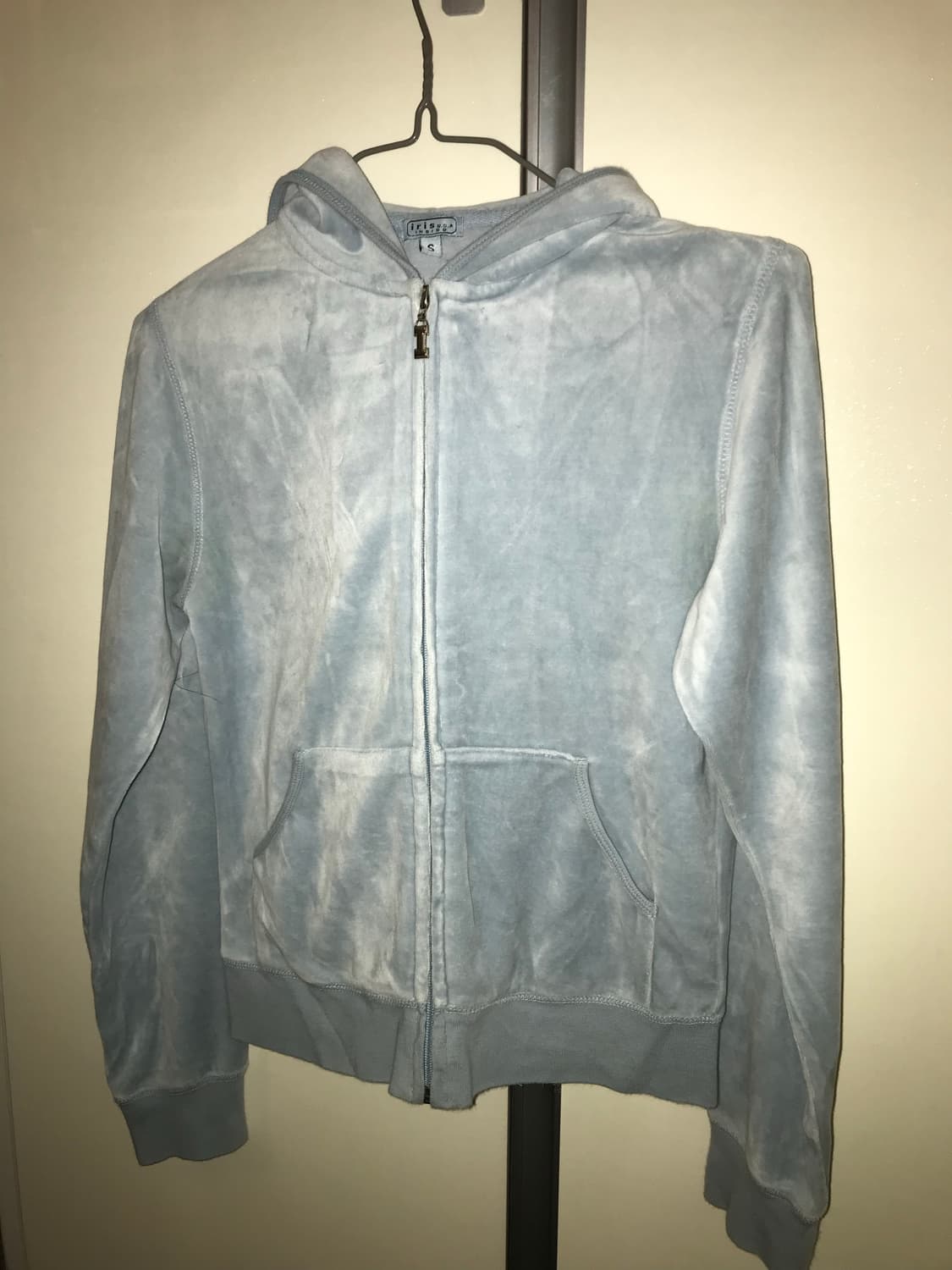 빈티지 벨벳 후드집업 상품이미지1