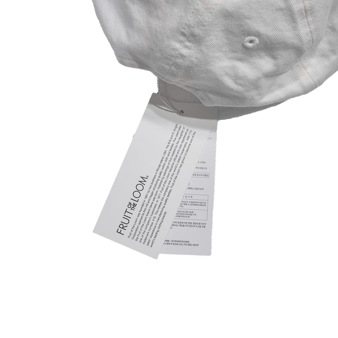 프룻오브더룸 * 헤리티지로고 볼캡 * 화이트 상품이미지6