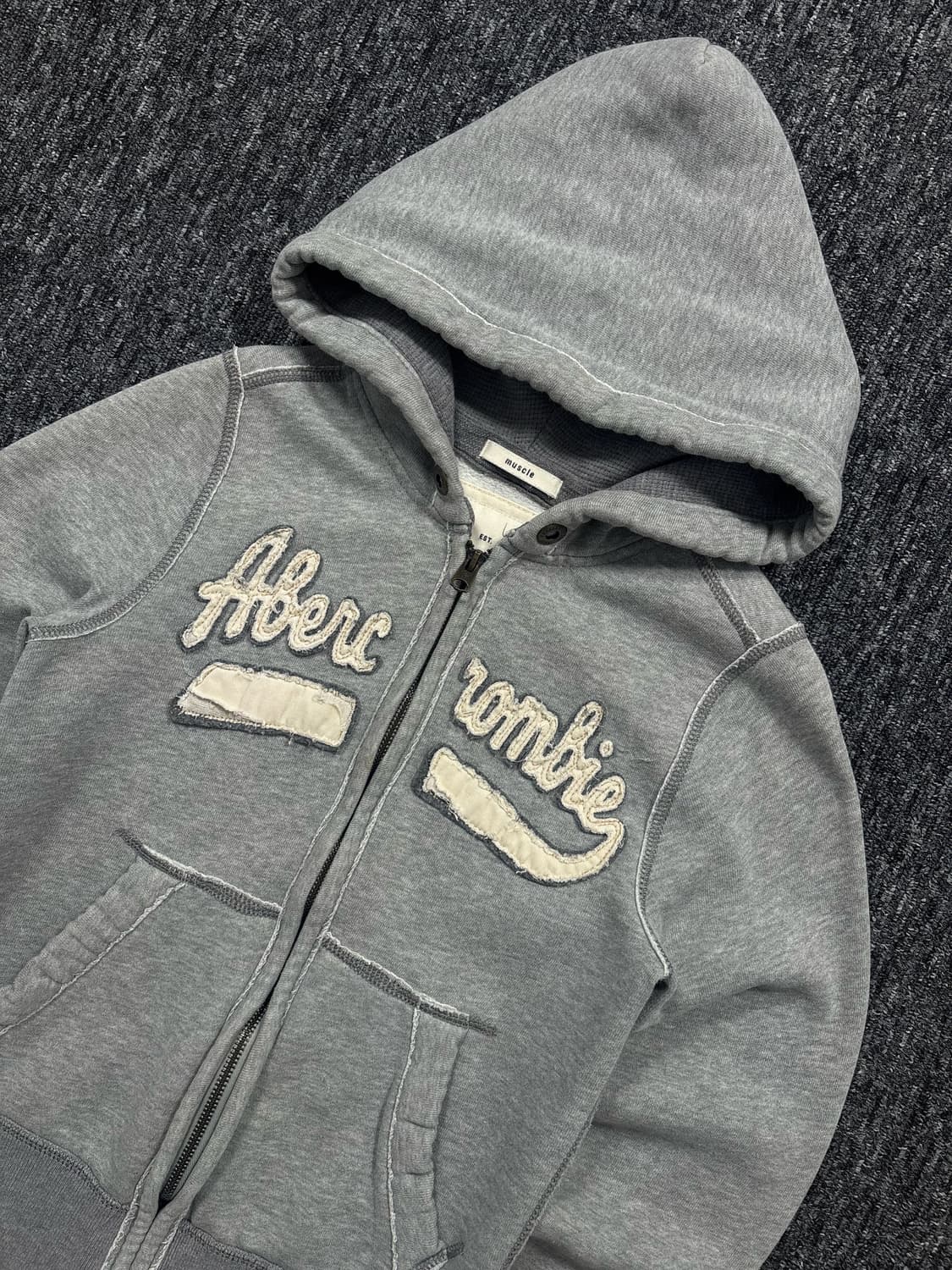 아베크롬비 그레이 후드집업 상품이미지4