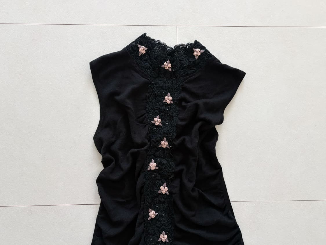 floral lace sleeveless 상품이미지1