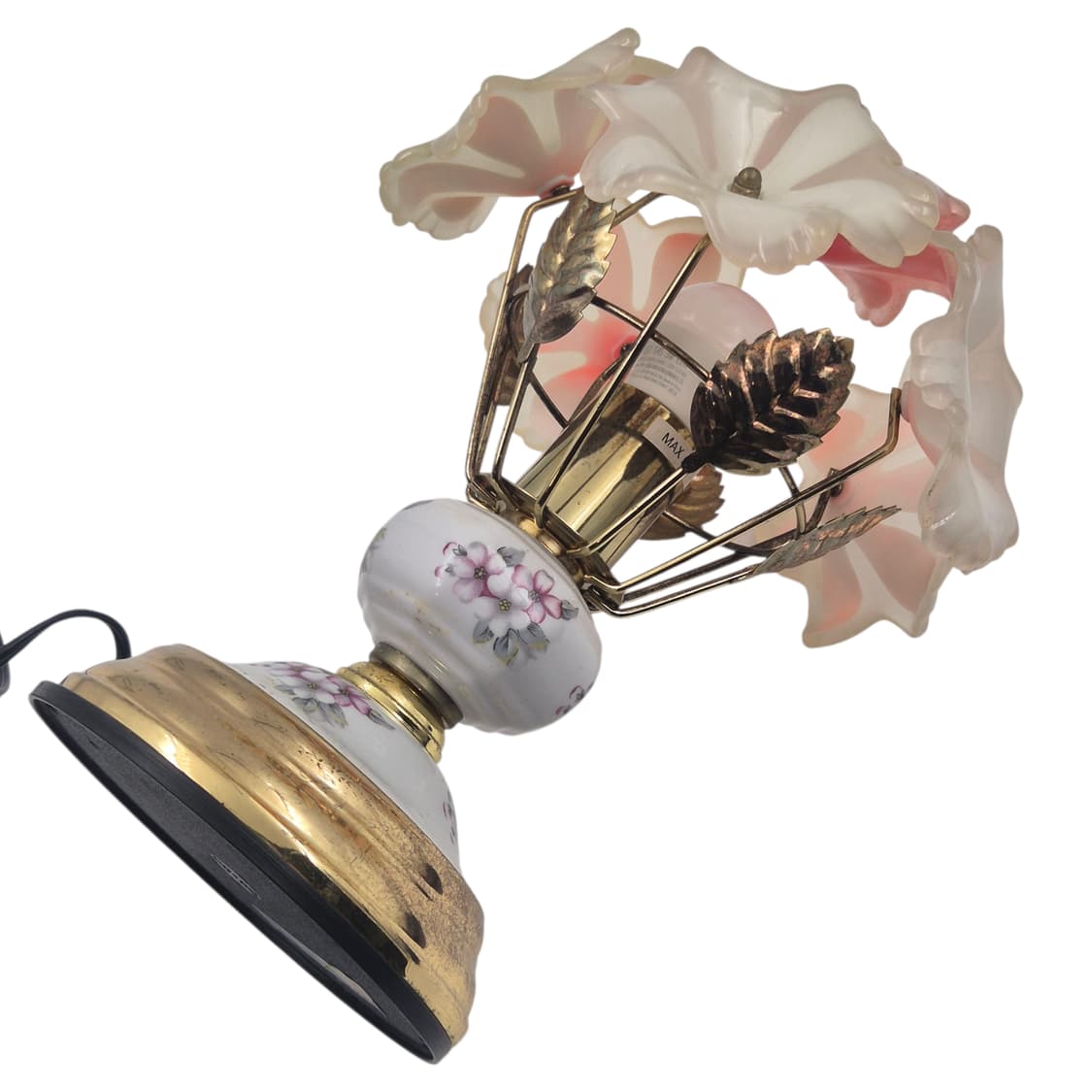 90s 레트로 핑크 꽃잎 부케 테이블 터치 램프 상품이미지8